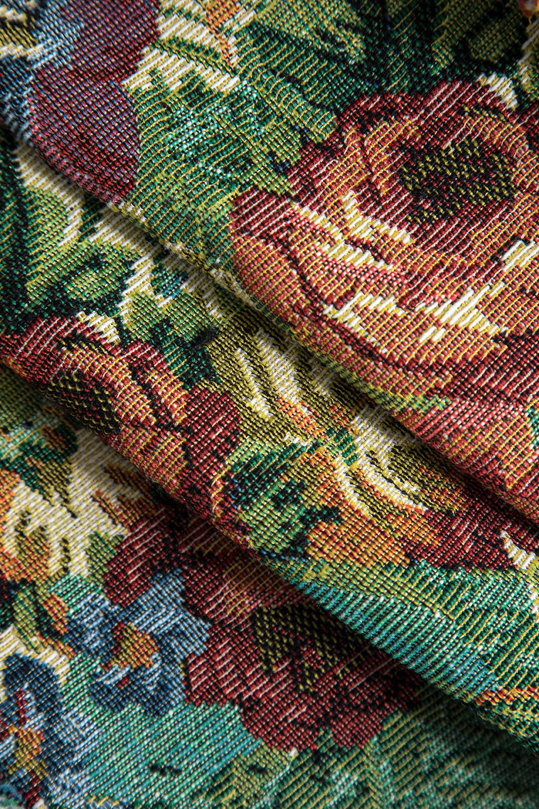 Retro Floral Print Fringe Zipper Mini Skirt - Image 3