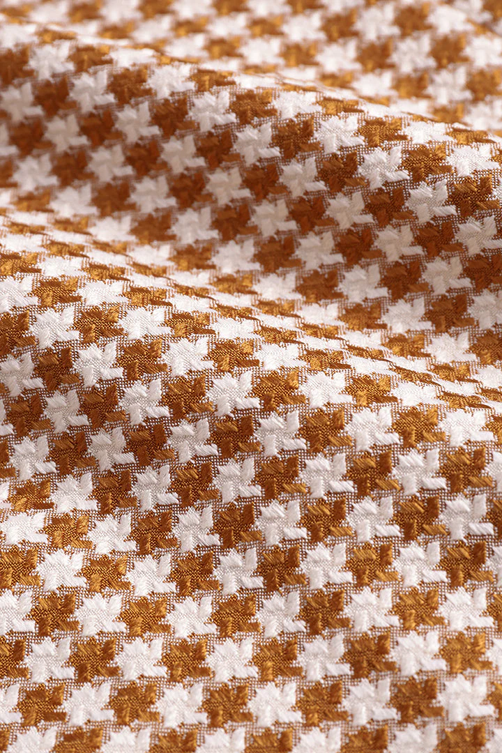 Check Print Bust Long Sleeve Mini Dress - Image 3