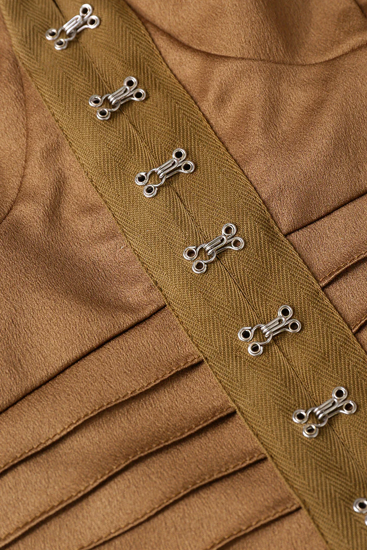 Satin Bustier Tight Waist Mini Dress - Image 6