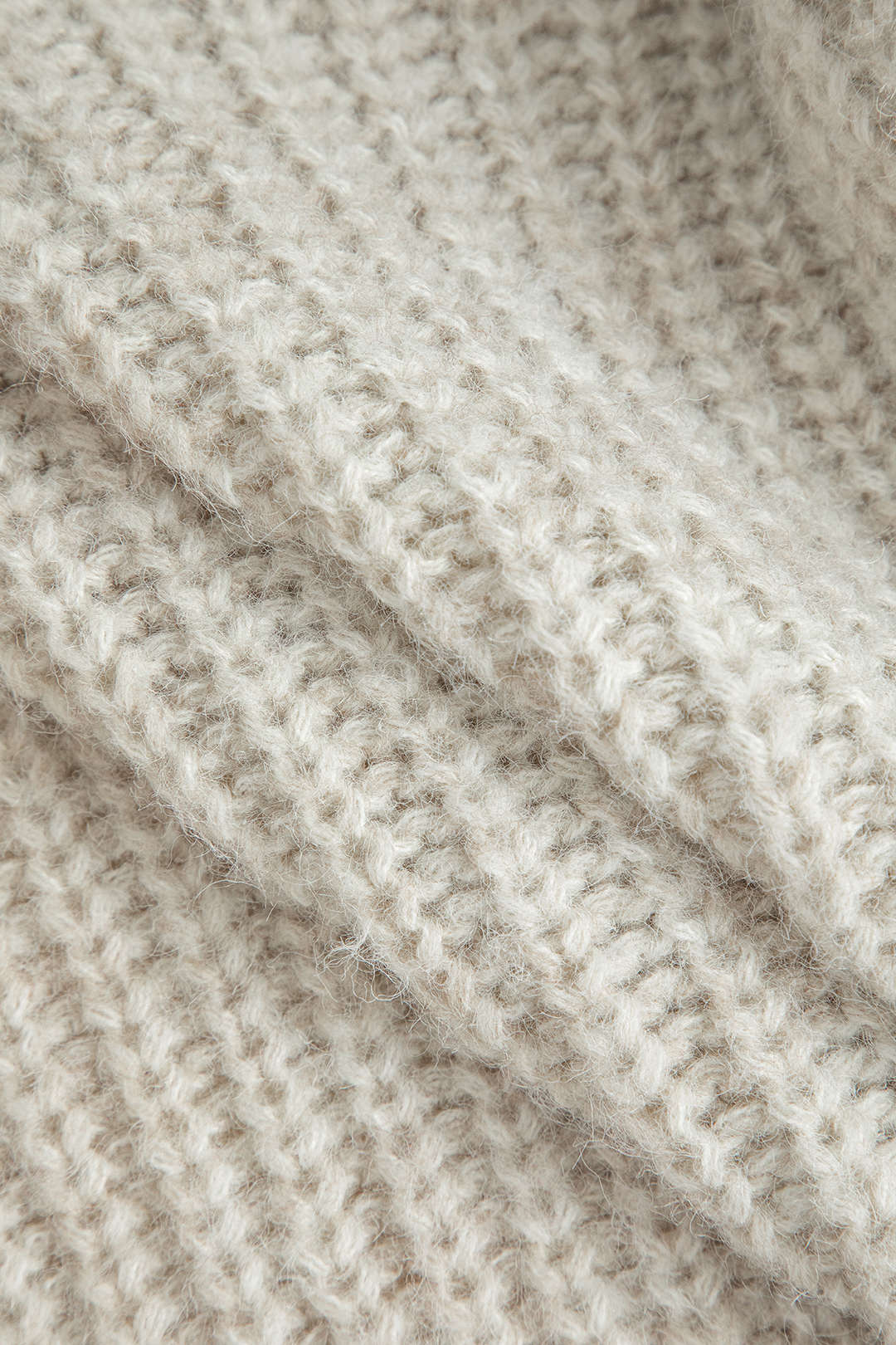 Denim Patchwork Button Pocket Sweater Cardigan - Image 3