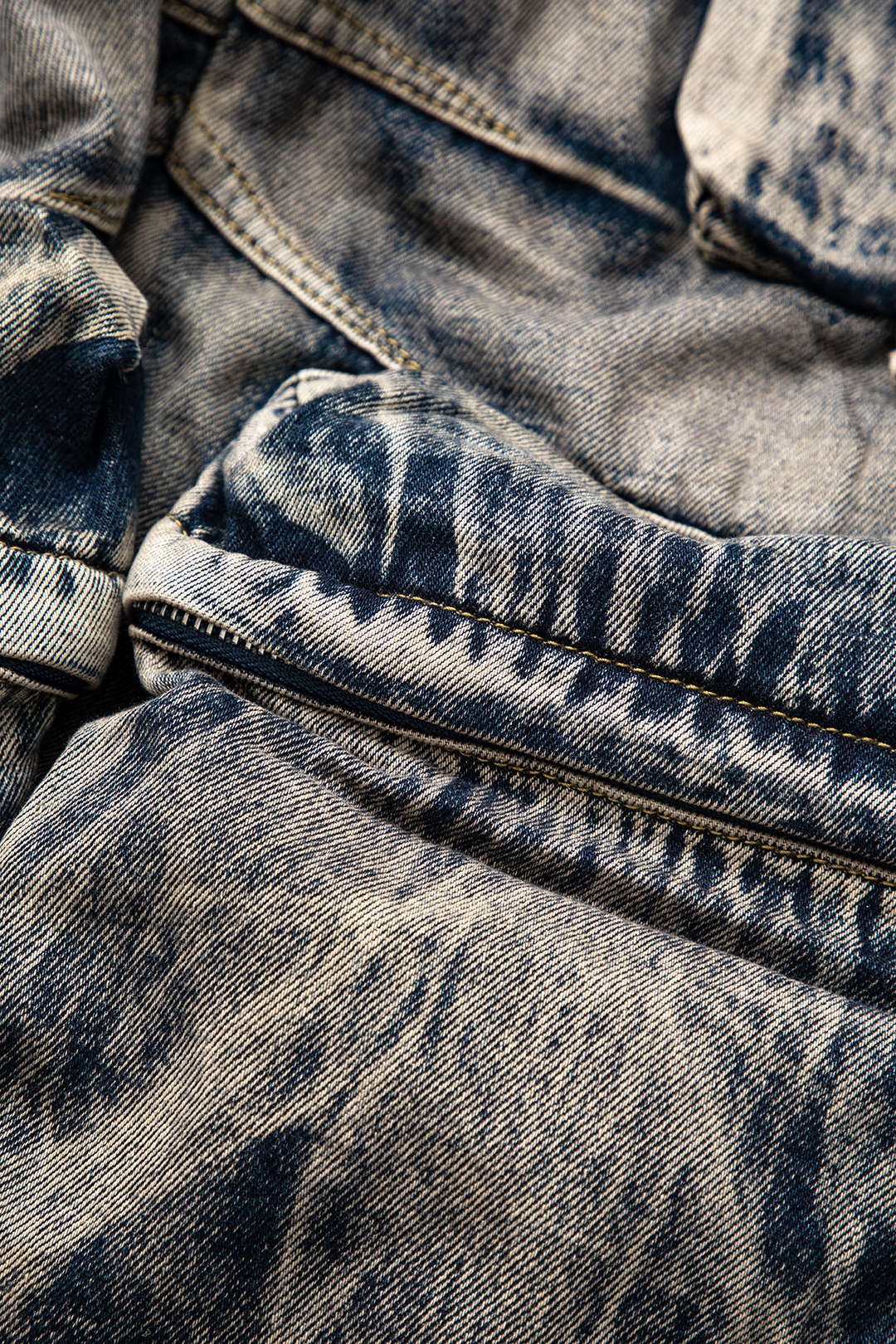 Ombre Multi Pocket Wide Leg Cargo Jeans - Image 17