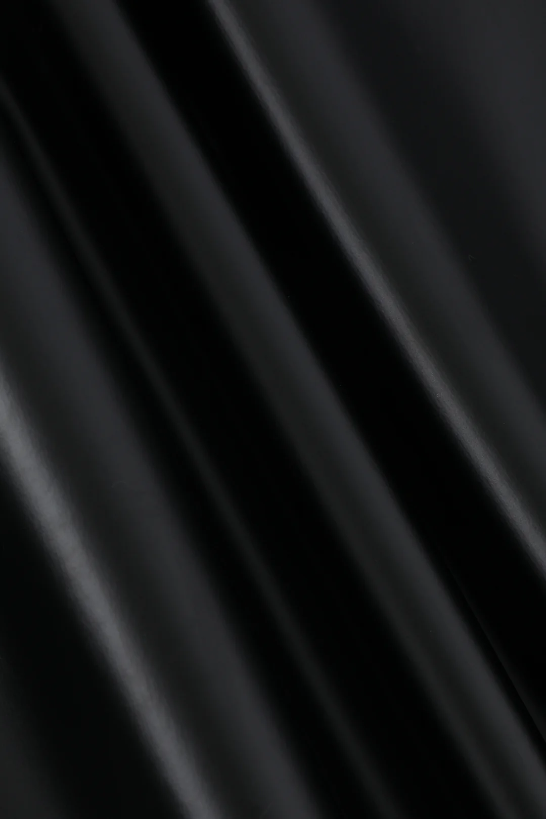 Twist Hem Faux Leather Long Sleeve Top - Image 3