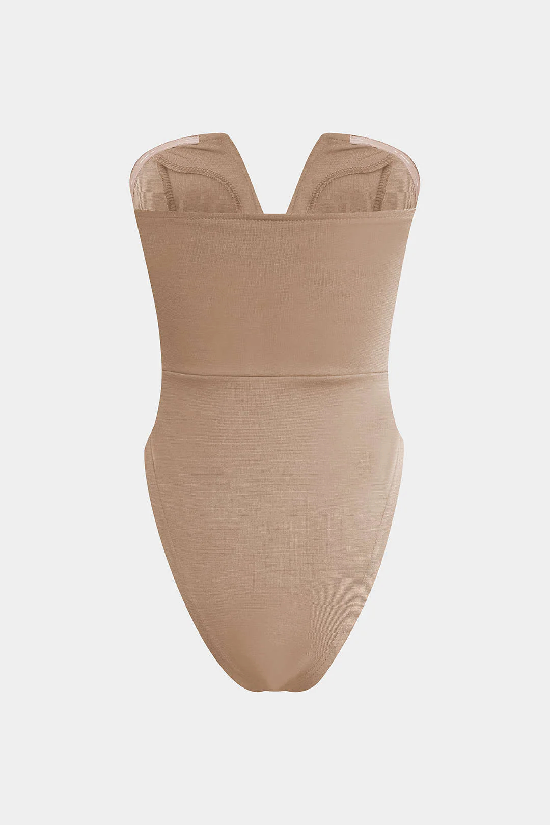 Basic V-neck Strapless Bodysuit - Image 16