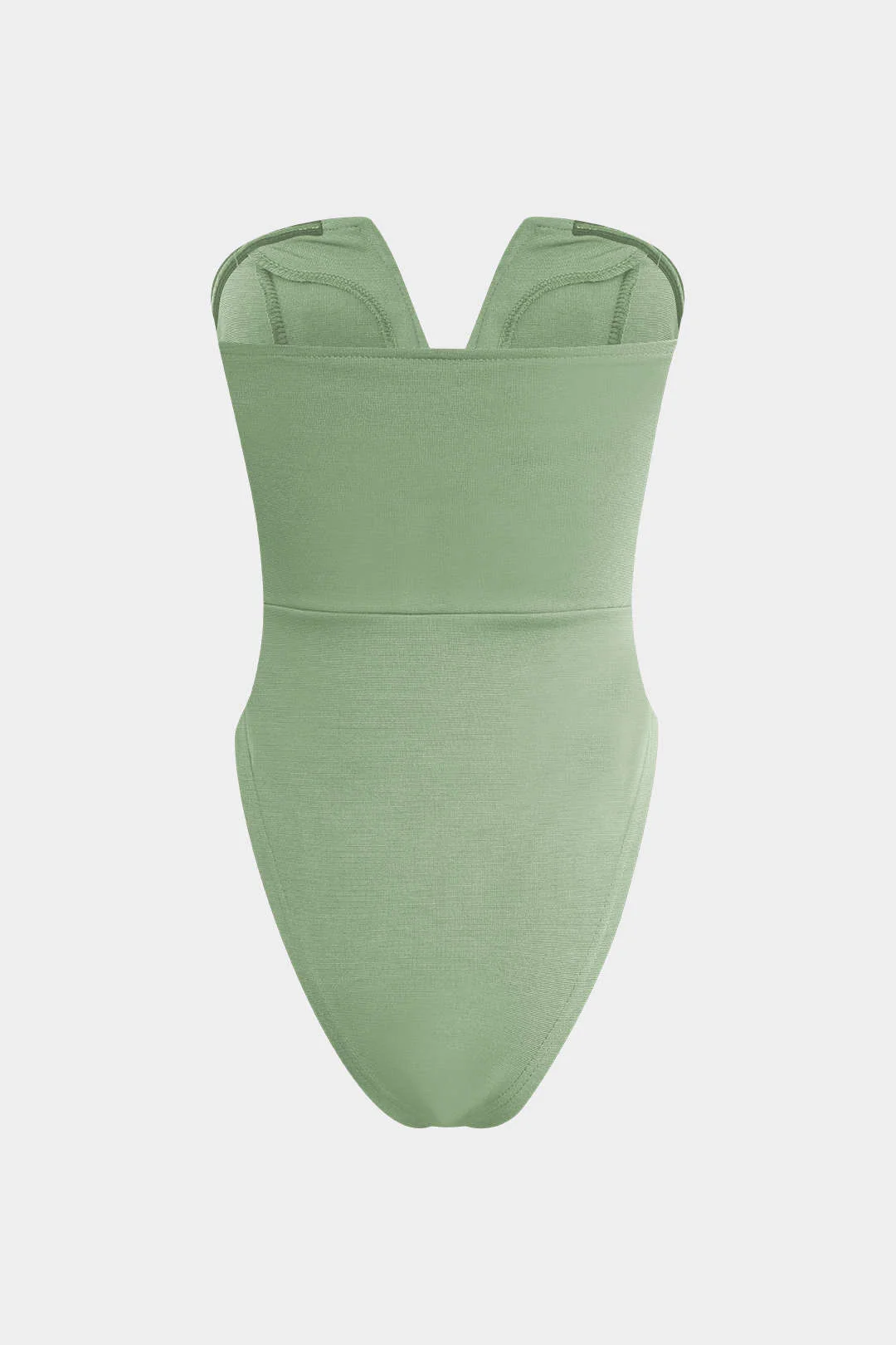 Basic V-neck Strapless Bodysuit - Image 22