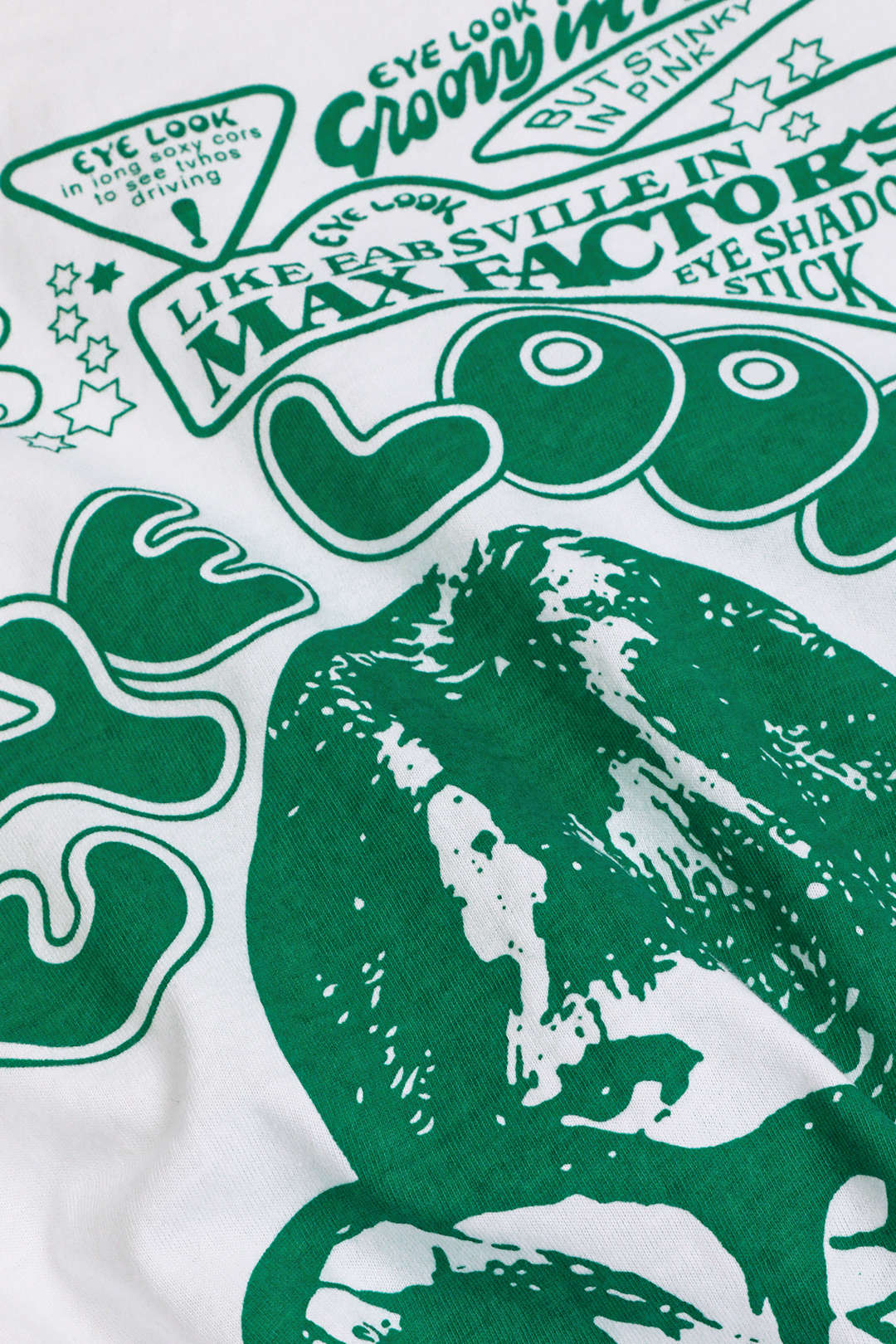 Eye Look Graphic Knot Hem T-Shirt - Image 5