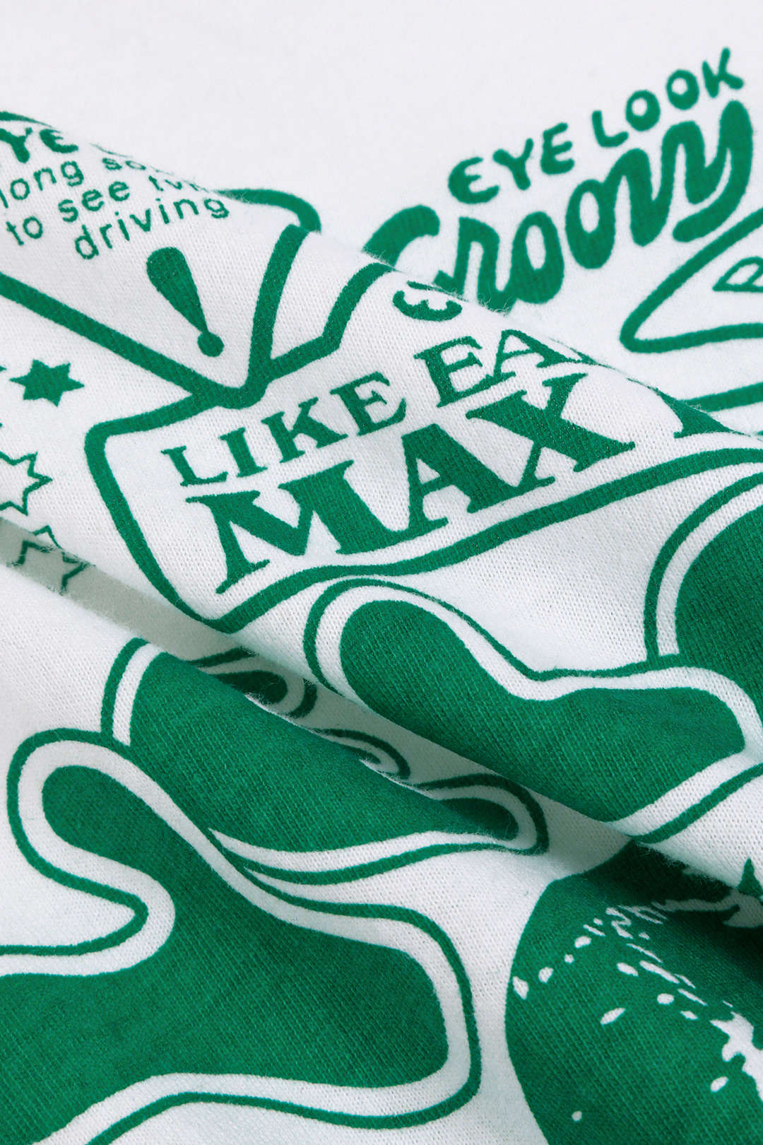 Eye Look Graphic Knot Hem T-Shirt - Image 6